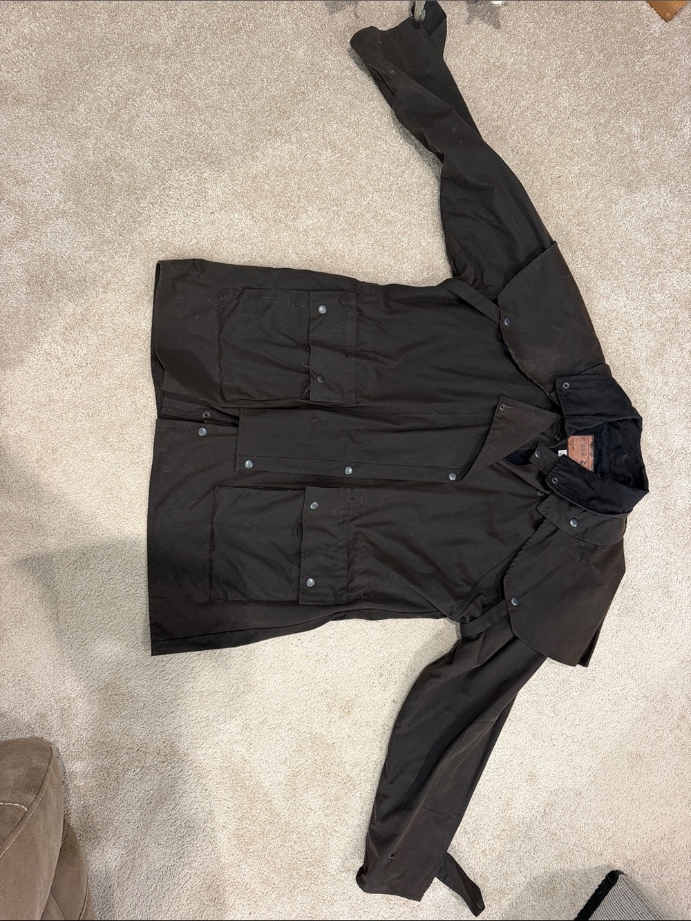 Men's Black Military Field Jacket